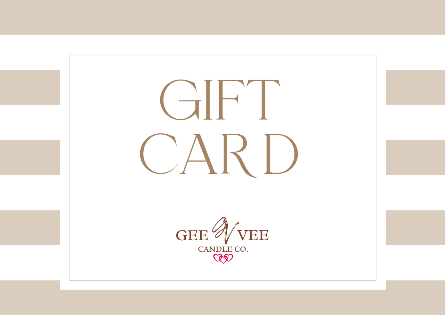 Gee Vee Candle Co. Gift Card
